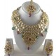 High End Real kundan 22k Gold Plated necklace set 